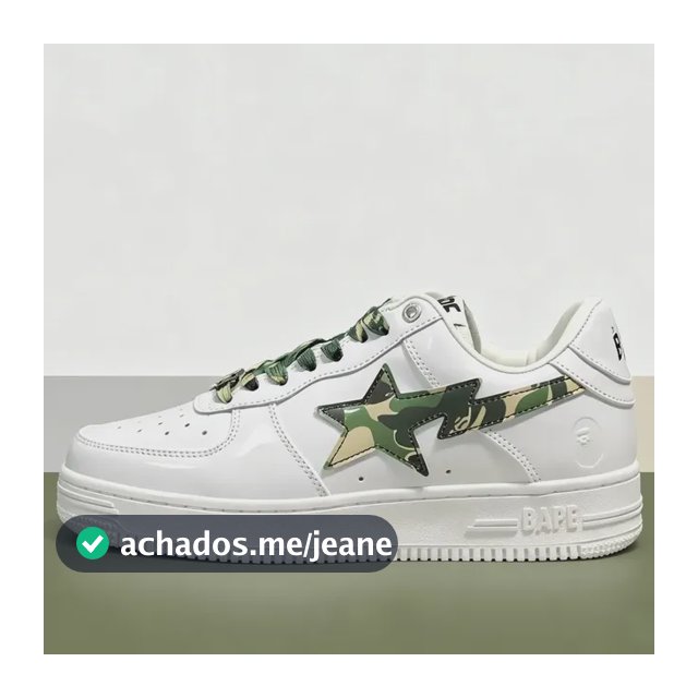 Tênis Unissex De Cano Baixo Ape Head Bape Sta F #5 M2 #081