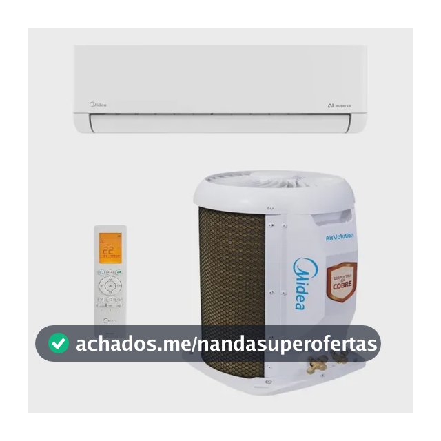 Ar Condicionado Split Inverter 9000 Btus Midea Branco