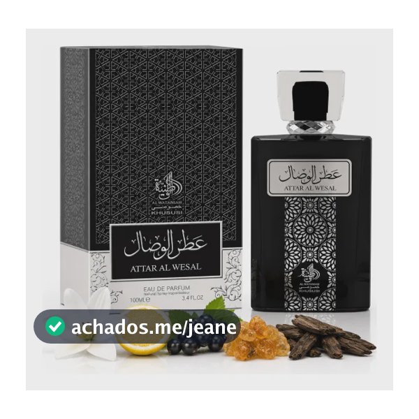 Perfume Árabe Attar Al Wesal Al Wataniah Masculino Original