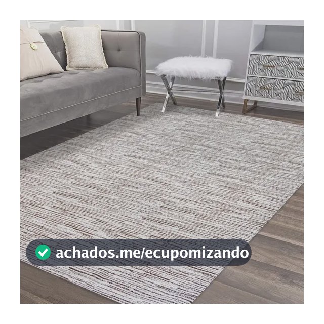 Tapete Mesclado 3m Sala Quarto 3,00x4,00 Antiderrapante Luxo