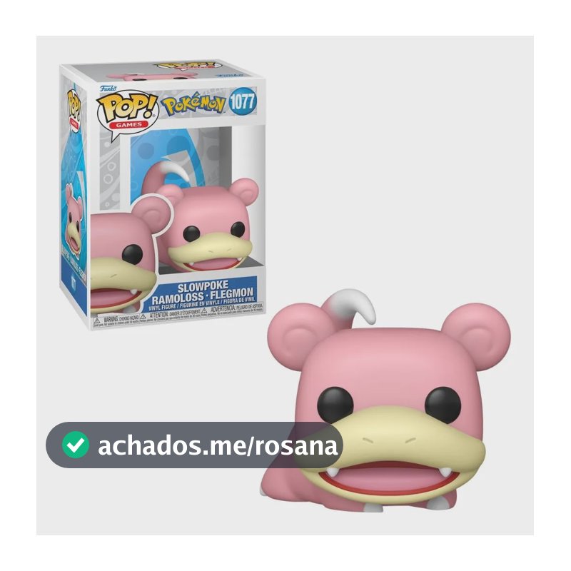 Boneco Funko Pop! Pokémon - Slowpoke