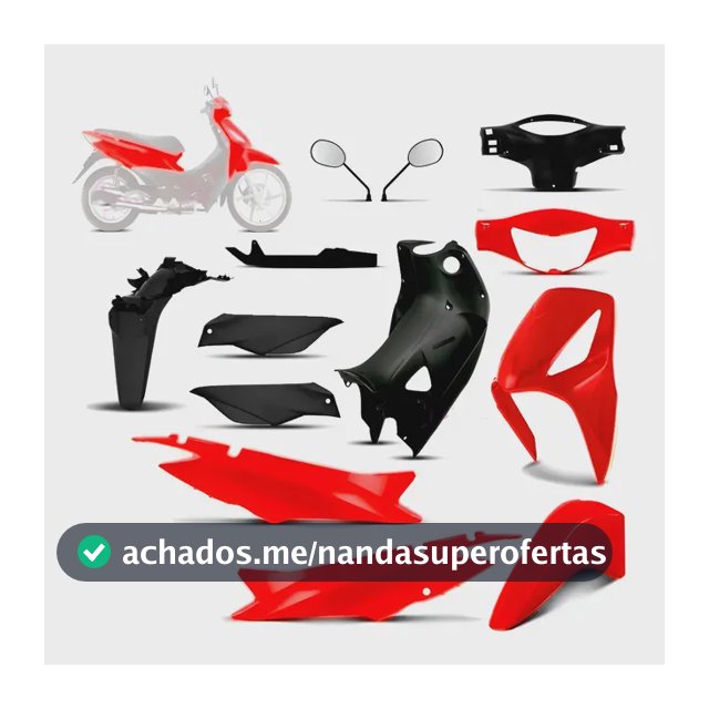 Kit Carenagem Completa Honda Biz 125 Ks Es Ano 2006 Até 2010