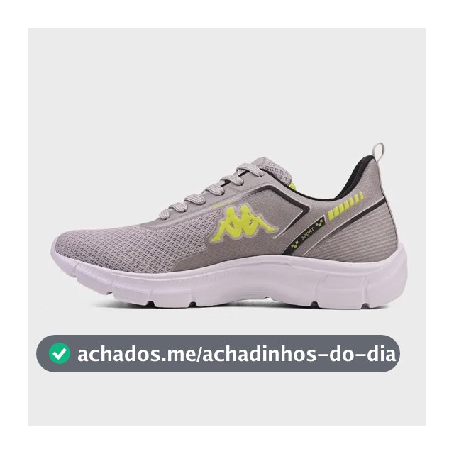 Tênis Kappa Run 200 Original Caminhada Academia