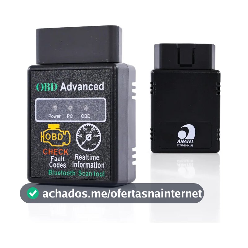Scanner Obd2 Elm327 Automotivo Bluetooth Obd Advanced V2.1