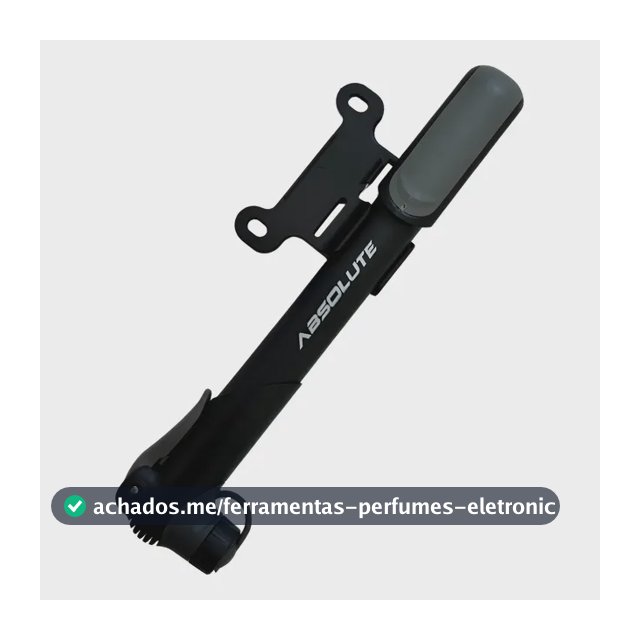 Bomba Encher Pneu Bike Mtb Absolute Nero Mini Compacta Leve Preto