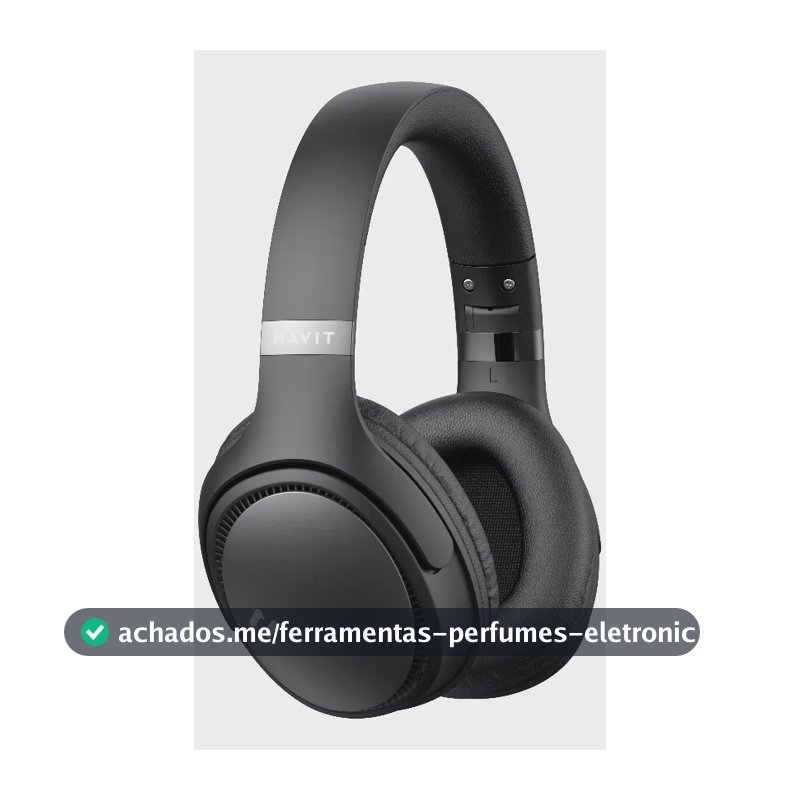 Headphone Gamer Havit H630bt Bluetooth 5.3 On-ear 3d 55h Cor Preto