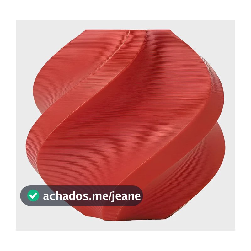 Refill Filamento 3d Bambu Lab Pla Lite 1kg 1,75 Cores Cor Vermelho