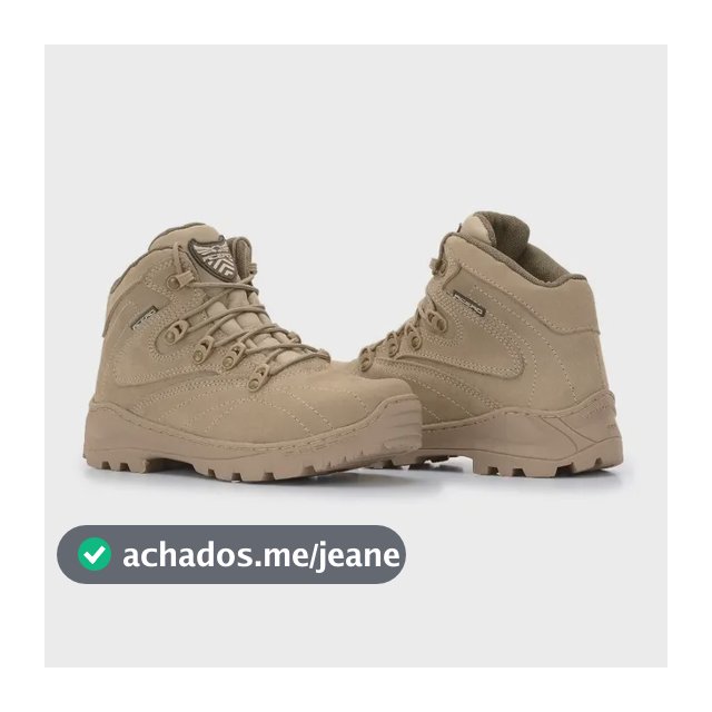 Coturno Acero Bota Adventure Sola Alta Couro Trilha Casual
