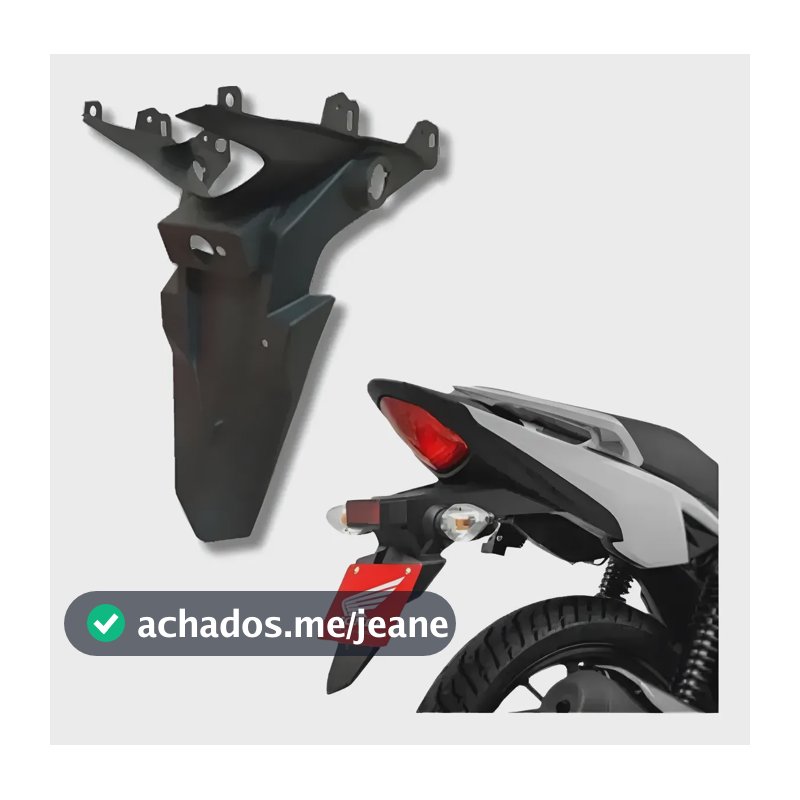 Paralama Rabeta Traseira Cg 160 Fan Start 2016 A 2024 Titan