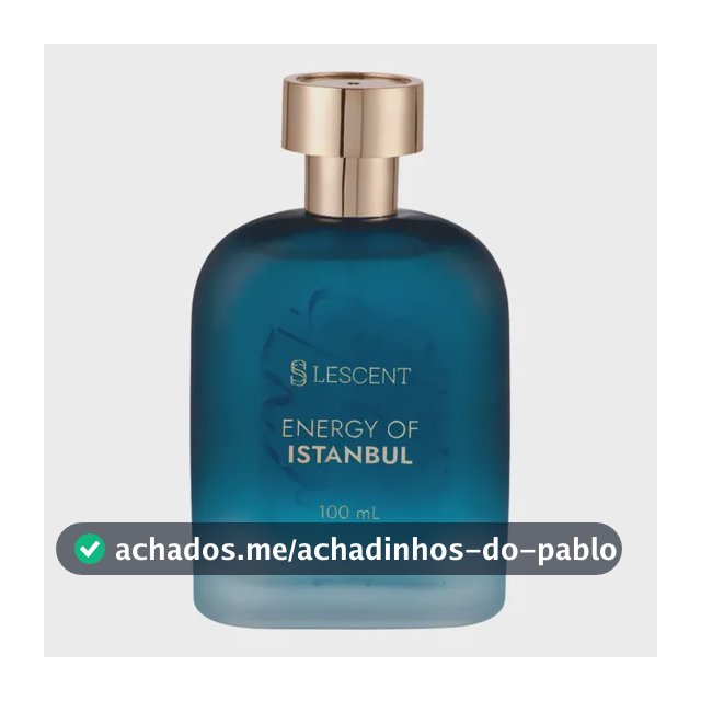 Perfume Deo Colônia Energy Of Istanbul 100 Ml Lescent