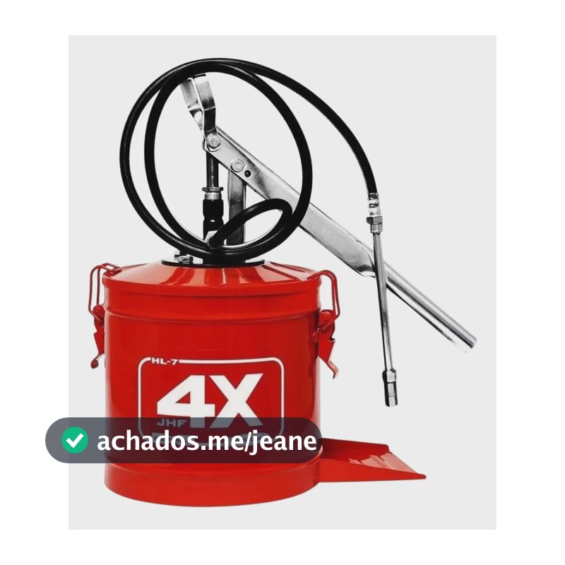 Engraxadeira Manual Hidromar 7kg Com Compactador Alta Pressão 5000 PSI