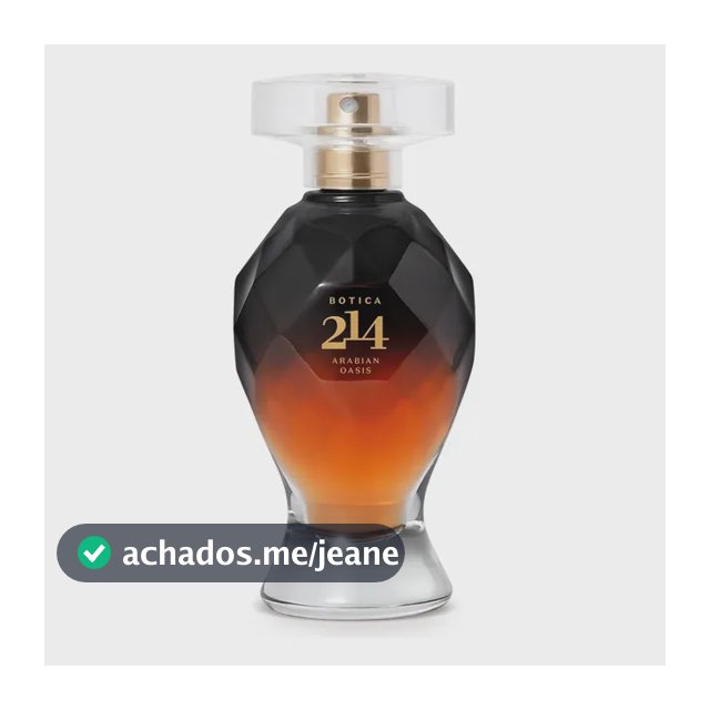 O Boticário Botica 214 Arabian Oasis Edp Feminino 75ml