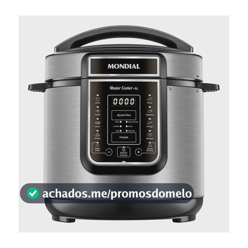 Panela Elétrica De Pressão Pe-60-6L-I Digital 6l Mondial