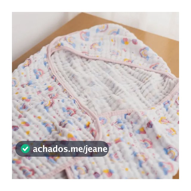 Toalha De Banho Bebê Soft 2 Camada De Fralda Bublim