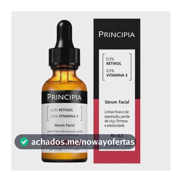 Principia, Sérum Facial Retinol, 30ml Todo Tipo De Pele Noite