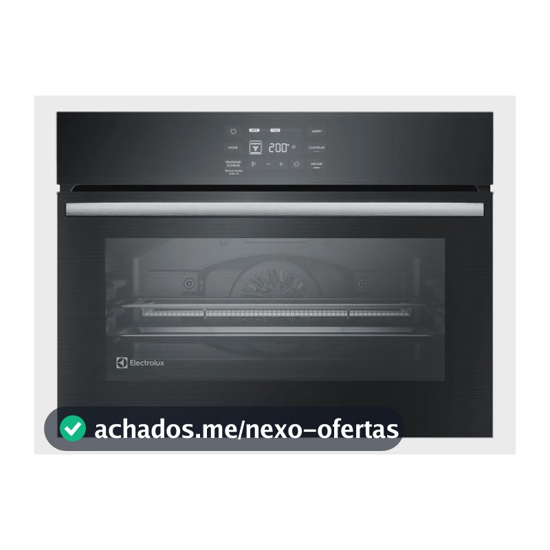 Forno De Embutir Elétrico Electrolux 50l Com Air Fryer Oe5ea Cor Preto