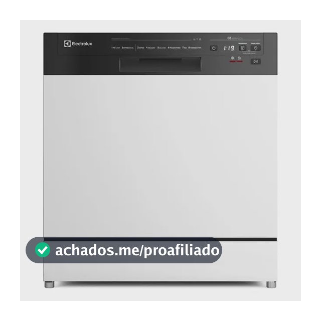 Lava-louça Electrolux 8 Serviços Branca Lava E Seca 50' Lb08 Cor Branco