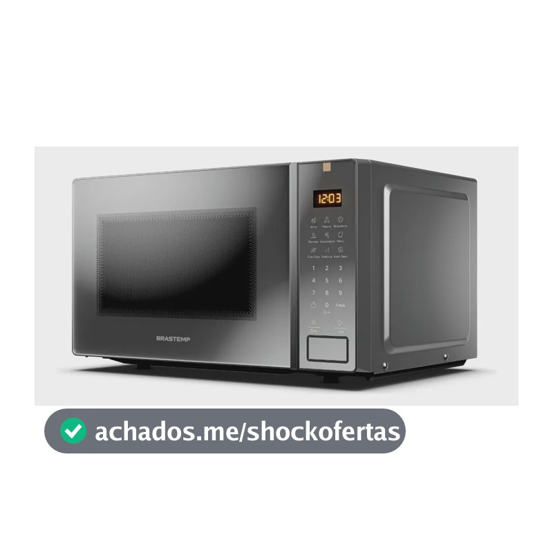 Micro-ondas Brastemp 23 Litros Multi Preparos - BMS23A