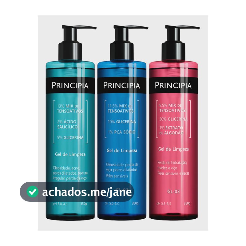 Principia Kit Trio Limpeza Facial Personalizada