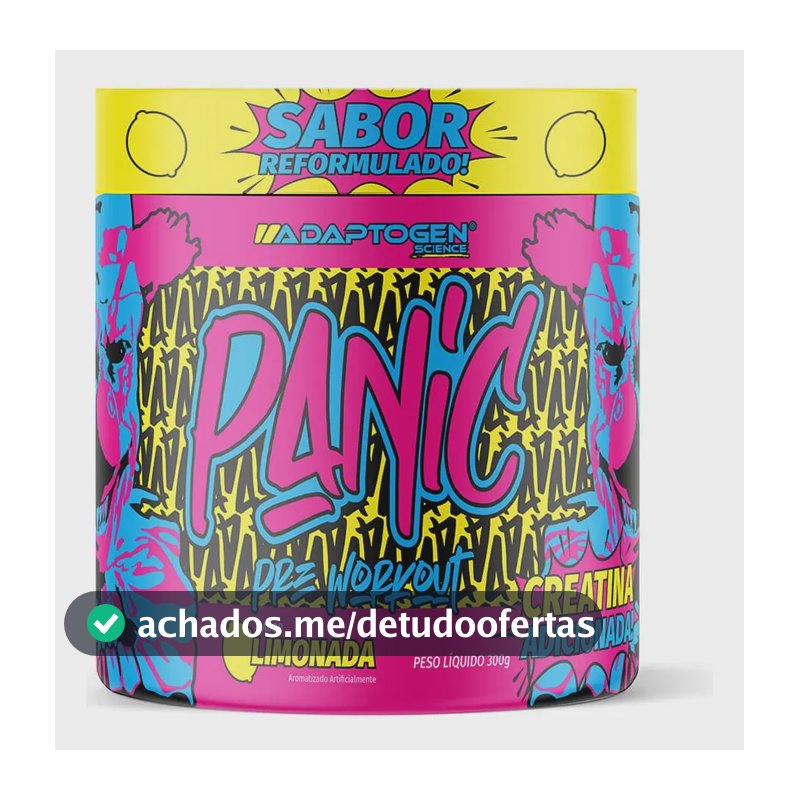Panic Pré Treino 300g Adaptogen Limonada
