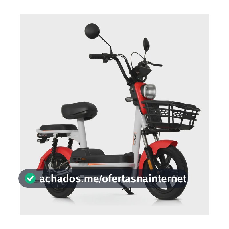 Bicicleta Elétrica Smart Mt-5 Motor 500w Bateria 48v 12ah cor vermelho
