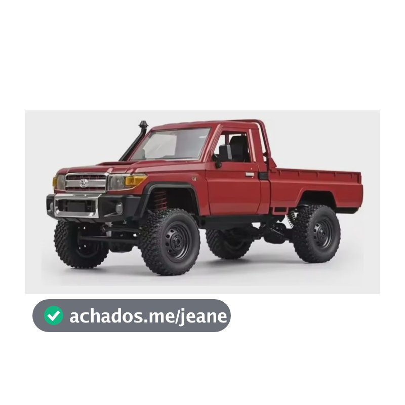 Mn 82 Lc 79   Toyota Crawler Controle Remoto Vermelho