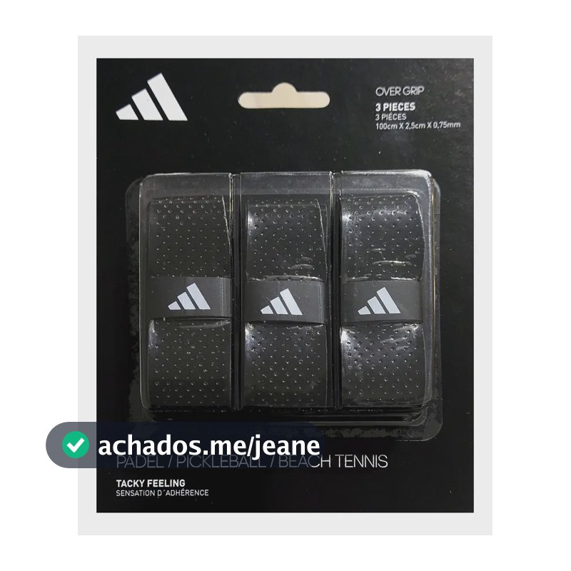Pacote Cubregrip adidas Negro X3 Máxima Adherencia Padel