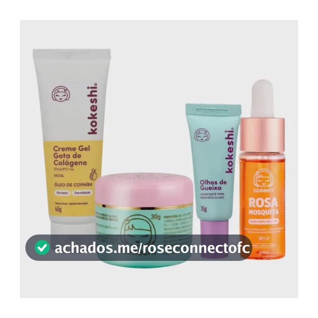 Kit Renovadores Gota De Colágeno E Rosa Mosqueta Kokeshi