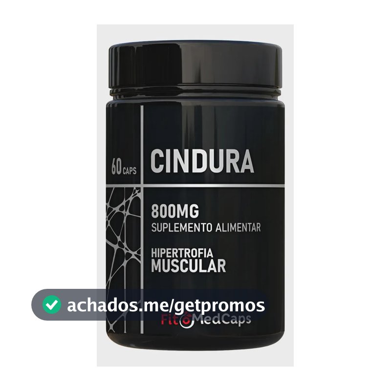 Suplemento Cindura 800mg 60 Cápsulas Sem Sabor