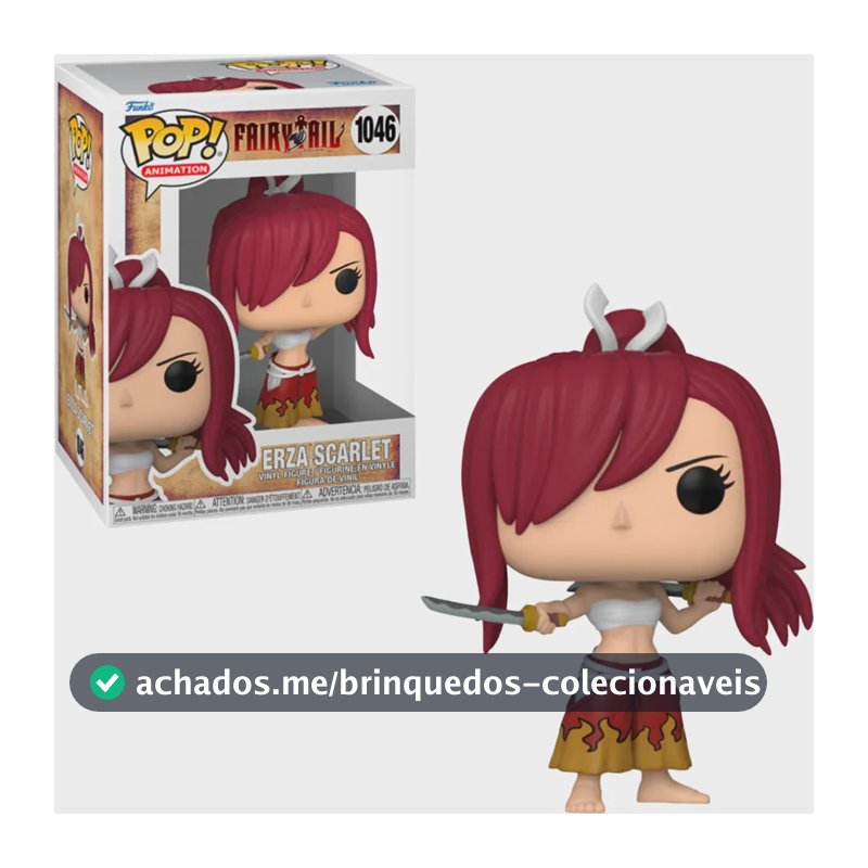 Funko Pop Erza Scarlet 1046 Fairy Tail Animation Original
