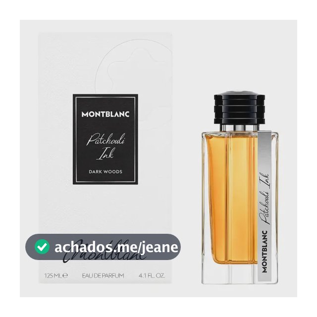 Patchouli Ink Montblanc Edp Masculino 125ml