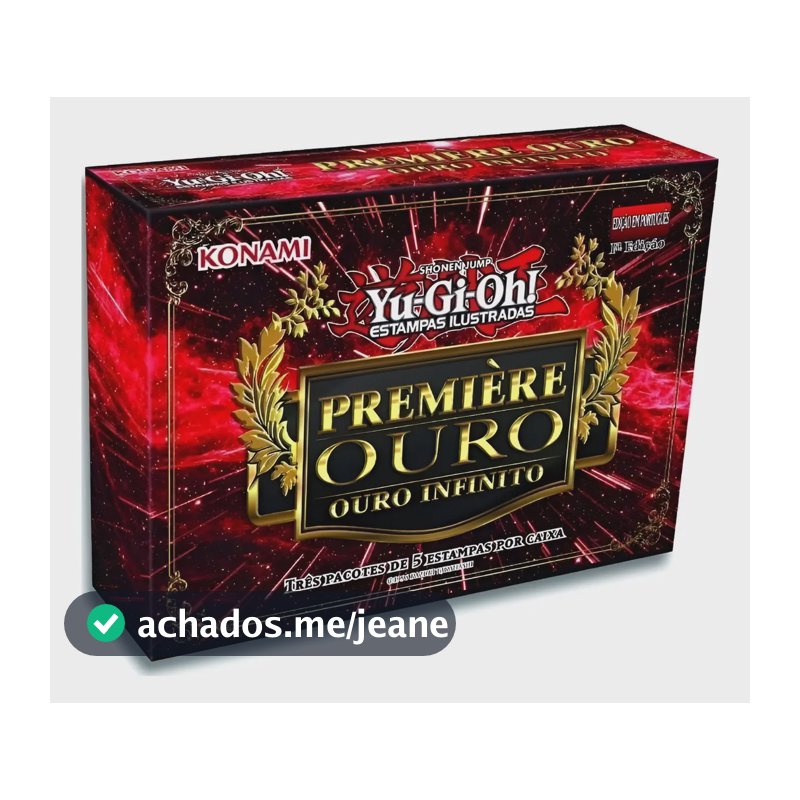 Yu-gi-oh! Booster Pack Première Ouro Gold Infinito Cards