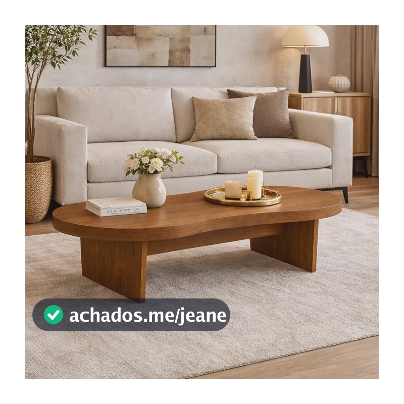 Mesa De Centro Magnum Orgânica Decorativa Cinamomo Moderna Cinamomo