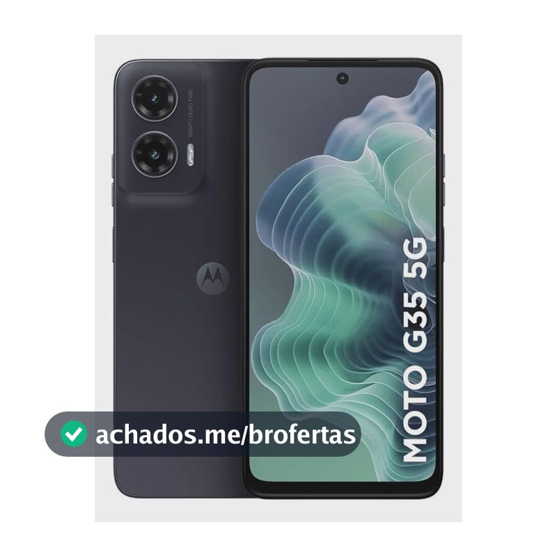 Smartphone Motorola Moto G35 5g 12gb Ram Boost 128g Cor Grafite