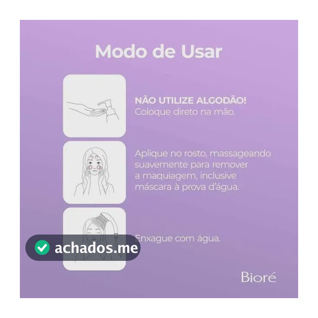 Bioré Óleo Demaquilante Limpeza Facial Cleansing Oil Refil 210ml