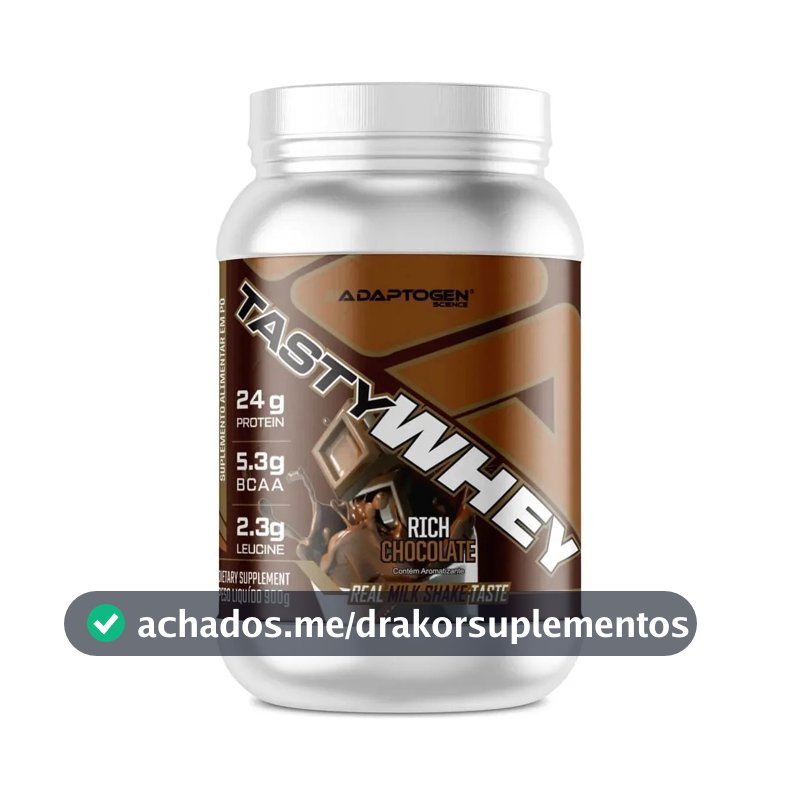 Tasty Whey 3w Gourmet Adaptogen 900g Chocolate Suíço
