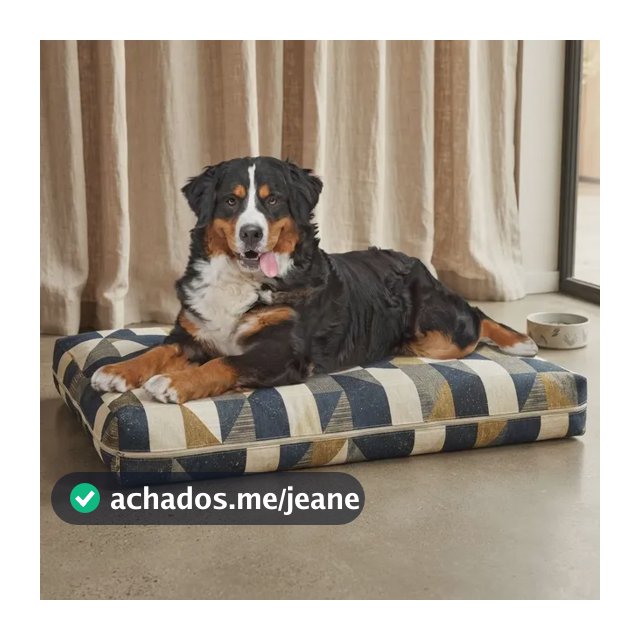 Colchonete Cama Pet Lavável Zíper Porte Grande