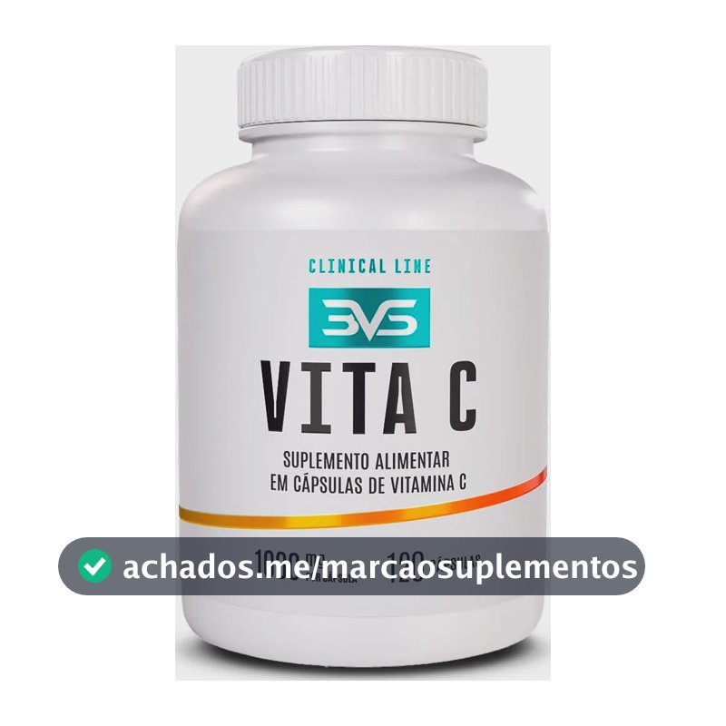 Vitamina C 100% Pura E Concentrada - Fórmula Exclusiva Com 1000mg Por Cápsula - 120 Cápsulas