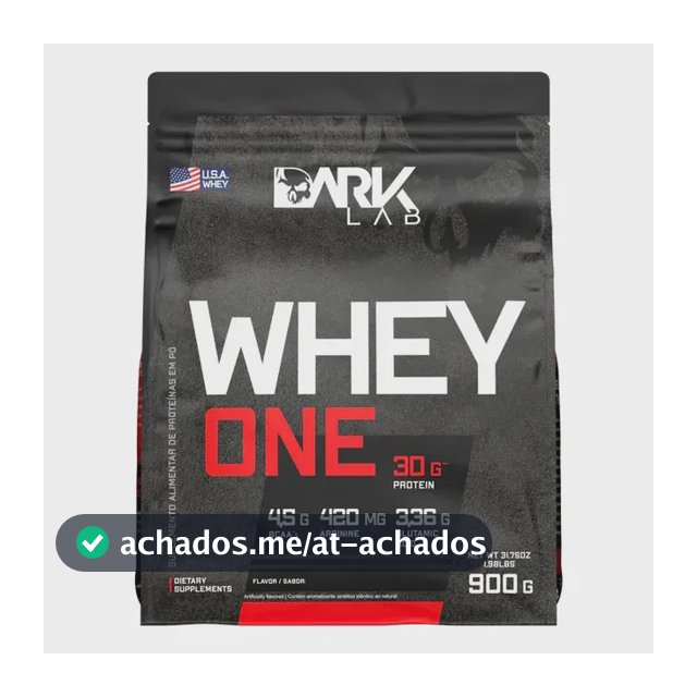 Whey One Protein Proteína Sachê Refil 900g - Dark Lab Sabor Morango