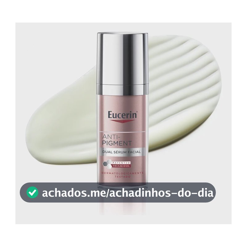 EUCERIN Dual Sérum Facial Antimanchas e Anti-idade 30ml, Anti-Pigment, Clareador, Thiamidol, Ácido Hialurônico