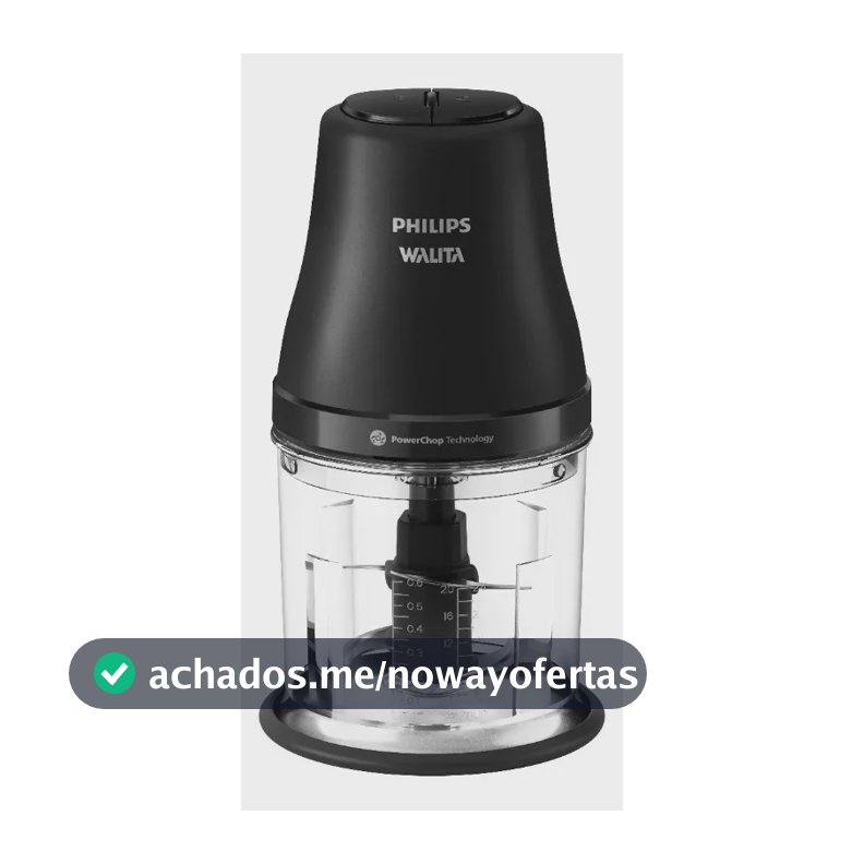 Mini Processador de Alimentos HR1501 1L 450W Walita Philips Bivolt