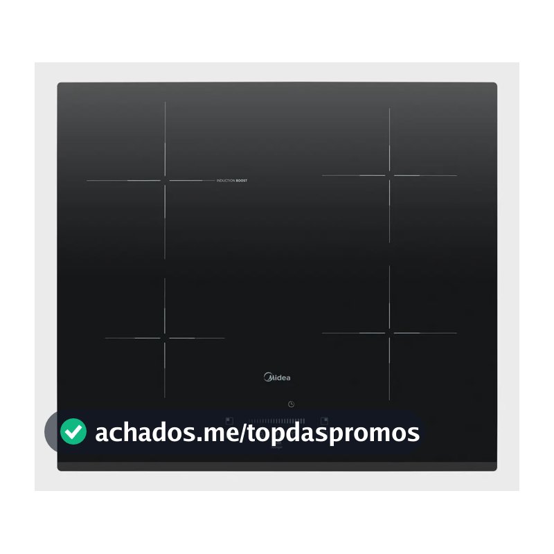 Cooktop 4 Bocas De Indução Even Pro Midea Cor Preto