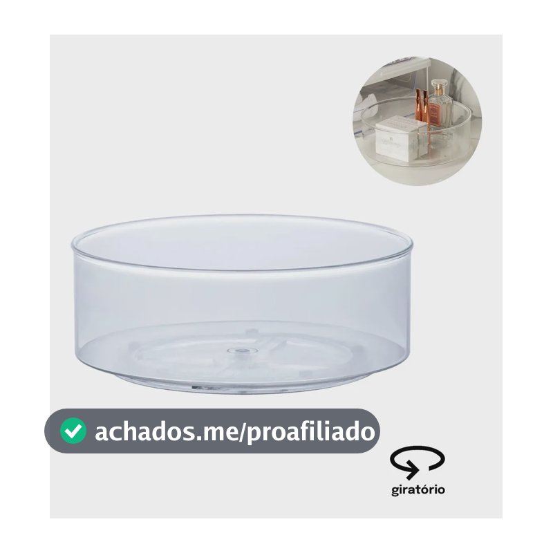 Organizador Giratório Maquiagem Cosméticos Tempero Cozinha