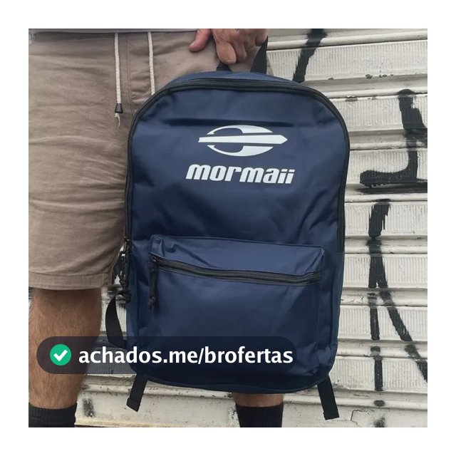 Mochila Mormaii Resistente Casual 21 Litros Básica Azul Azul Un