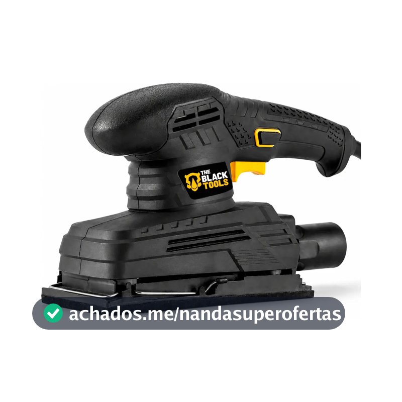 Lixadeira Orbital De Lixa Btl150 10000 Rpm 150w Preta Cor Preto Frequência 60hz 220v The Black Tools