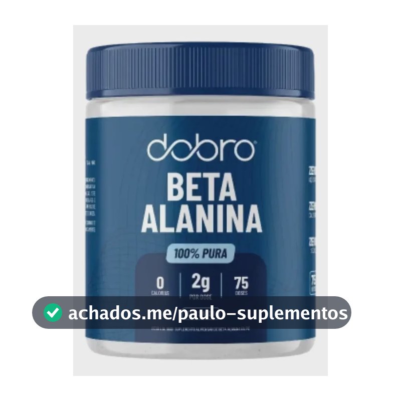 Suplemento em pó Dobro Isolados Beta-alanina Sem sabor x 150g