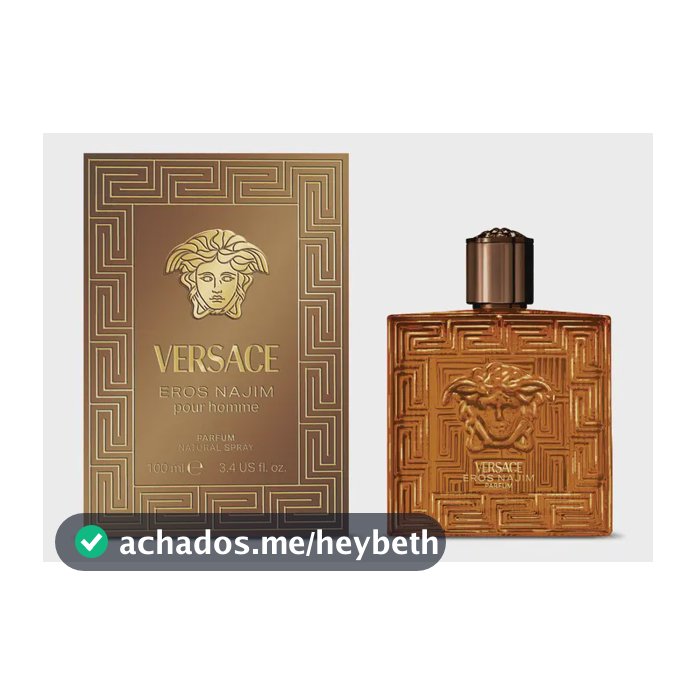 Perfume Masculino Versace Eros Najim Parfum 100ml Oriental Amadeirada
