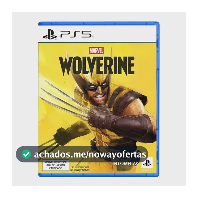 Wolverine Playstation 5 Mídia Física