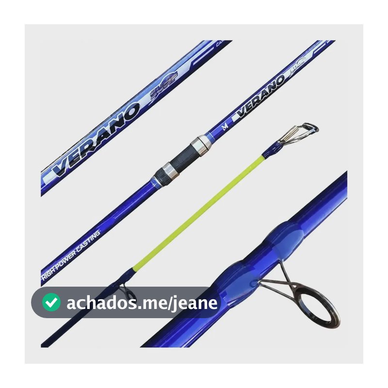 Vara Marine Sports Verano Pesca De Praia Ou Costão - 3,60m A Azul
