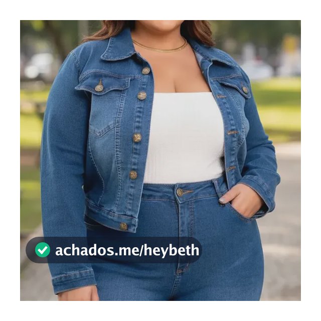 Jaqueta Jeans Feminina Plus Size Casaco Lycra